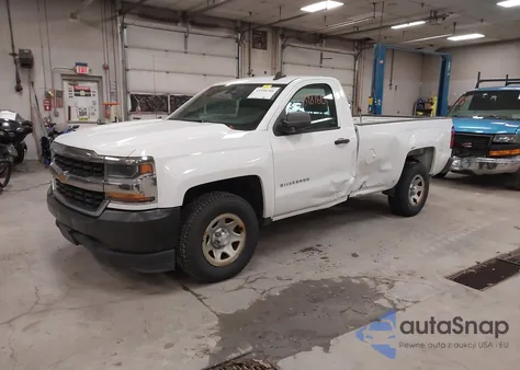 2017 Chevrolet Silverado 1500 Wt из США, поврежденный, VIN 1GCNCNEH2HZ226458